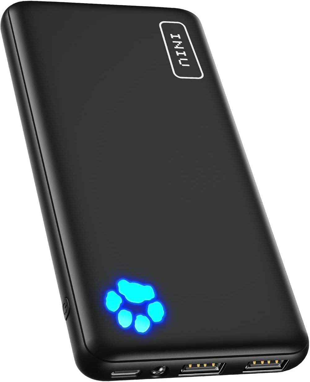 Portable Charger, Slimmest 10000mAh 5V/3A Power Bank, USB C in&out High-Speed Charging Battery Pack, External Phone Powerbank Compatible with iPhone 16 15 14 13 12 Samsung S22 S21 Google iPad etc