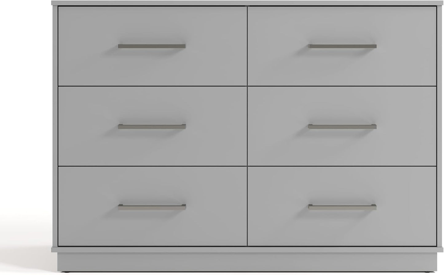 6 Drawer Bedroom Dresser (Pebble Gray) – GREENGUARD Gold Certified Dresser for Kids Bedroom, Kids Dresser with Interlocking Drawer System, 6 Drawer Nursery Dresser
