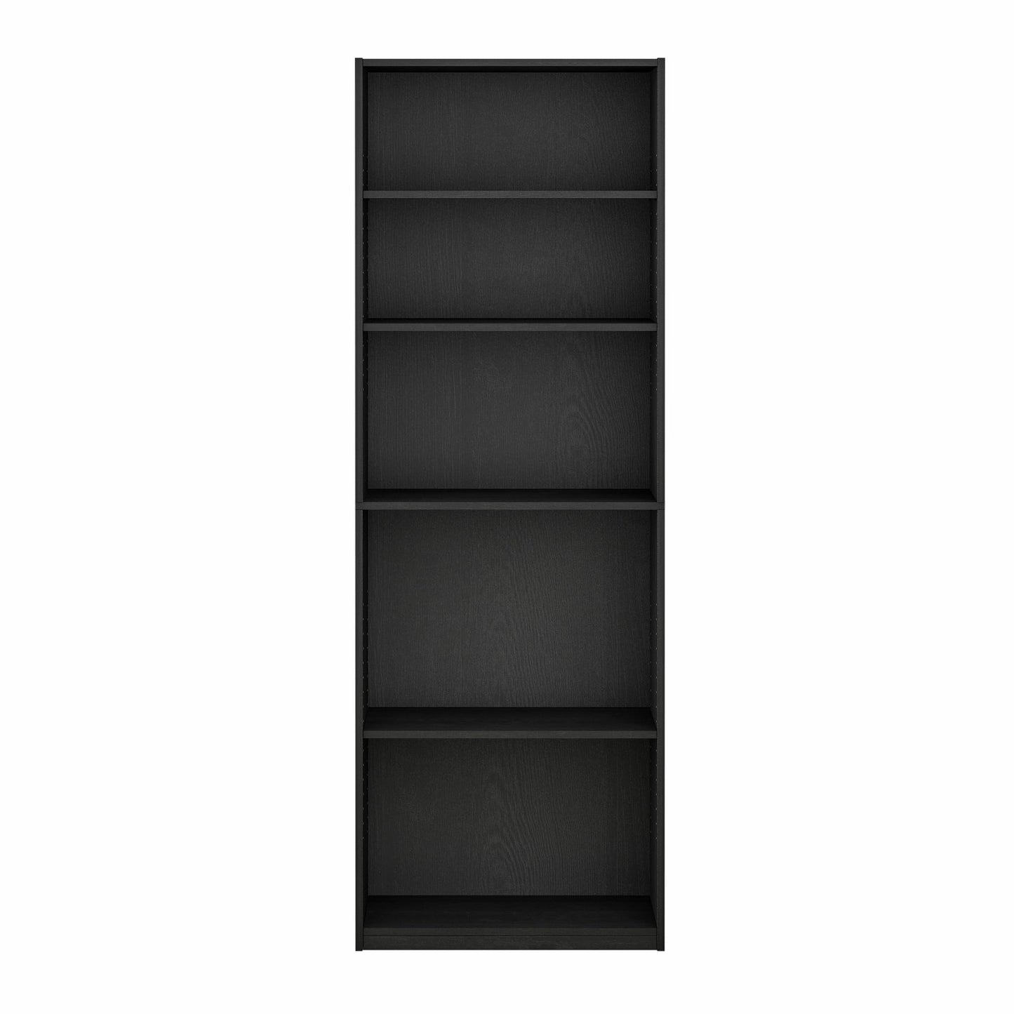 Simply Home 5-Shelf Bookcase, 5-Tier, Black