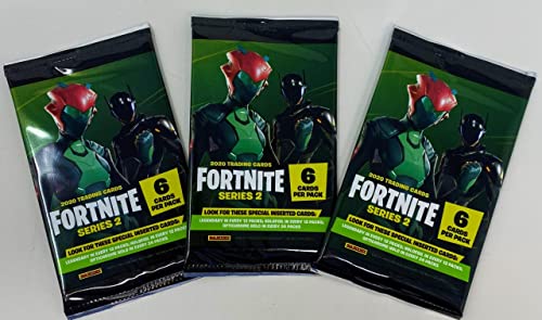 2020 FORTNITE Series 2 Trading Cards 3-Pack Retail Lot 6 Cards Per Pack 18 Cards total Superior Sports Investments