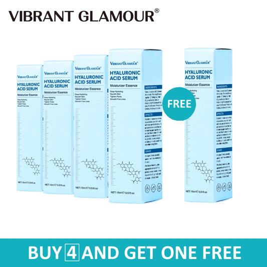 Vibrant Glamour - Hyaluronic Acid Serum - AntiAging Moisturize -Buy 4 Get 1 Free - Better Savings Group