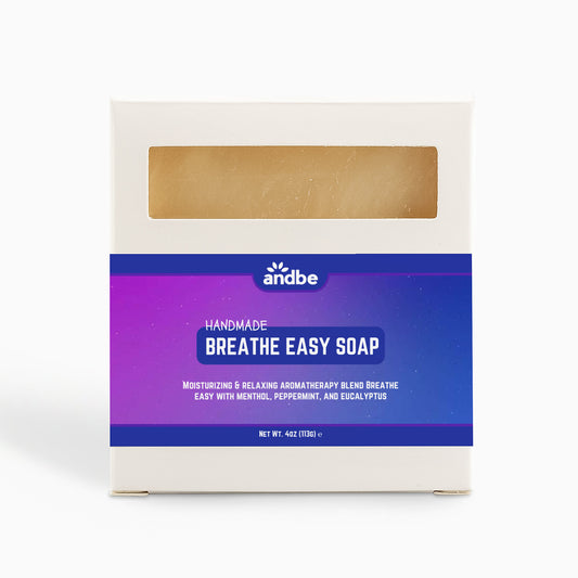 Breathe Clear Soap by AndBe - Ultimate Moisture & Invigorating Scent to Relax - 4oz