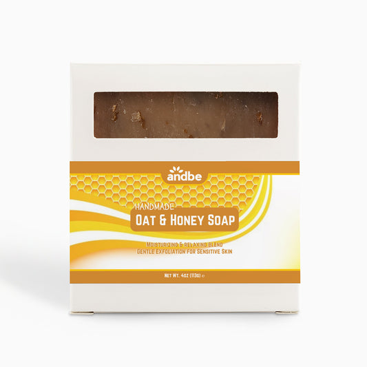 Oat Milk Honey Soap by AndBe - Gentle & Natural Soothing Skincare