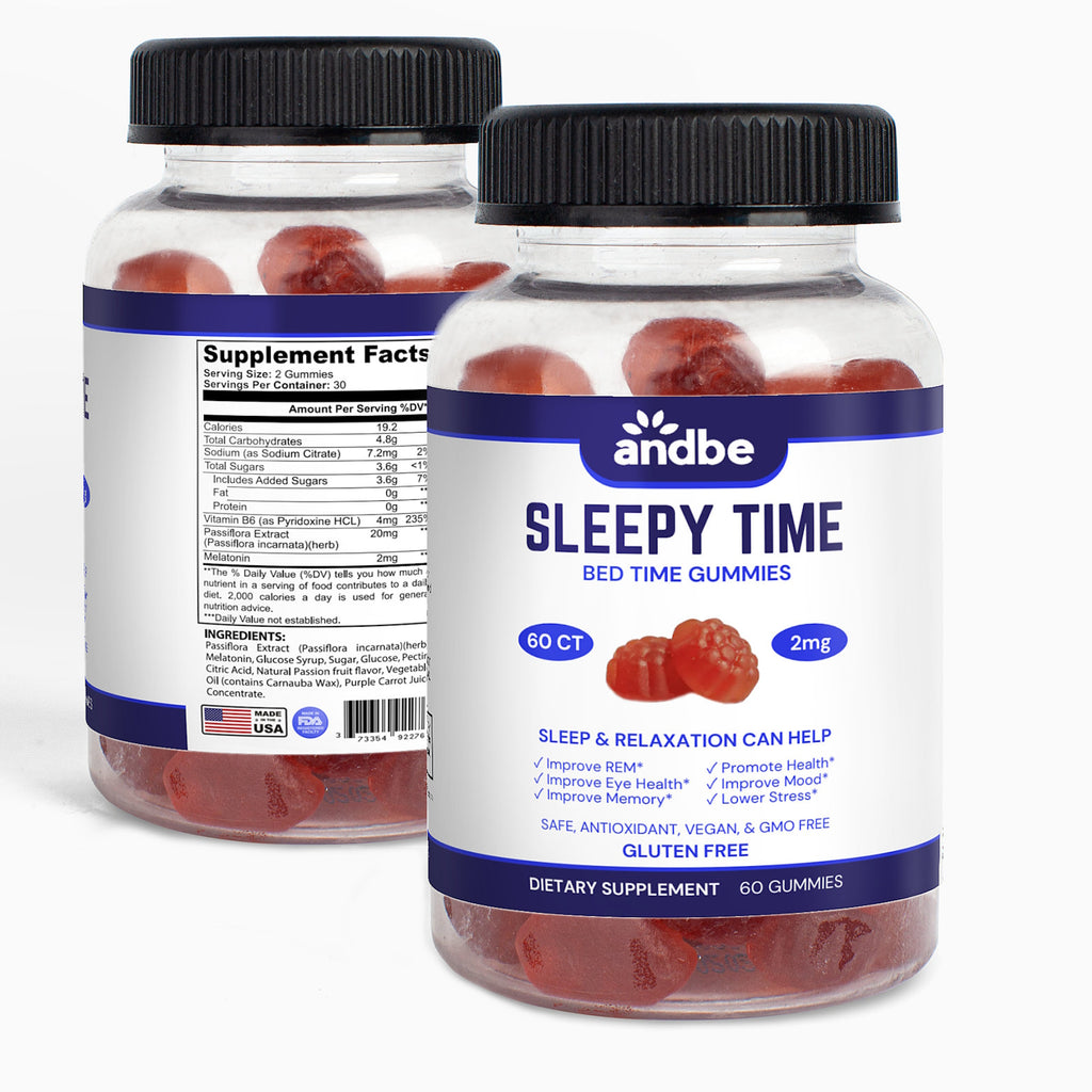 AndBe Sleepy Time Sleep Well Gummies - Get A Great Night Sleep Tonight (Adult)