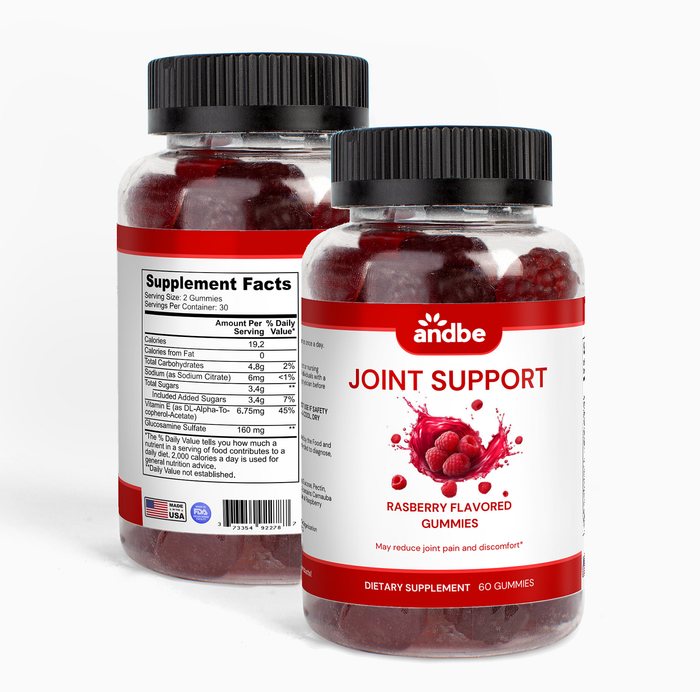 AndBe Joint Support Gummies (Adult) - Delicious Way to Help Reduce Joint Pain & Discomfort