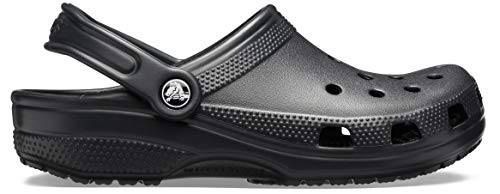 Crocs Unisex-Adult Classic Clog, Clogs for Women and Men, Black, 13 Women/11 Men
