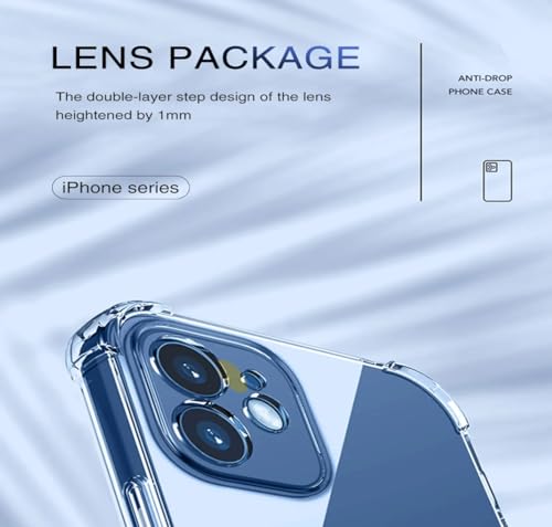 GEAR 4 EVER ClearGuard Pro Case for iPhone 16 Pro Max with Screen Protector - Original Shockproof Transparent Silicone Soft Case - Clear Protective Cover