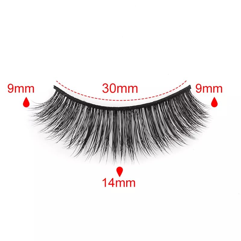 ICYM Glam Extensions 10 Pairs of False Eyelashes – Expertly Crafted for Stunning Eyes! Enhance Your Beauty with Precision-Cut Lashes, Professional Tweezer Application (Y601)