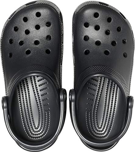 Crocs Unisex-Adult Classic Clog, Clogs for Women and Men, Black, 13 Women/11 Men