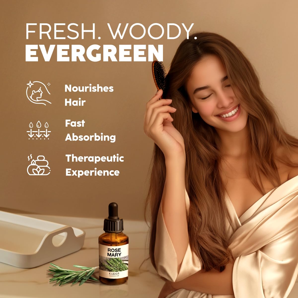 100% Pure & Natural Rosemary Oil for Hair, Skin, Aromatherapy & DIY Soap Making (4 Fl Oz / 118 ml)