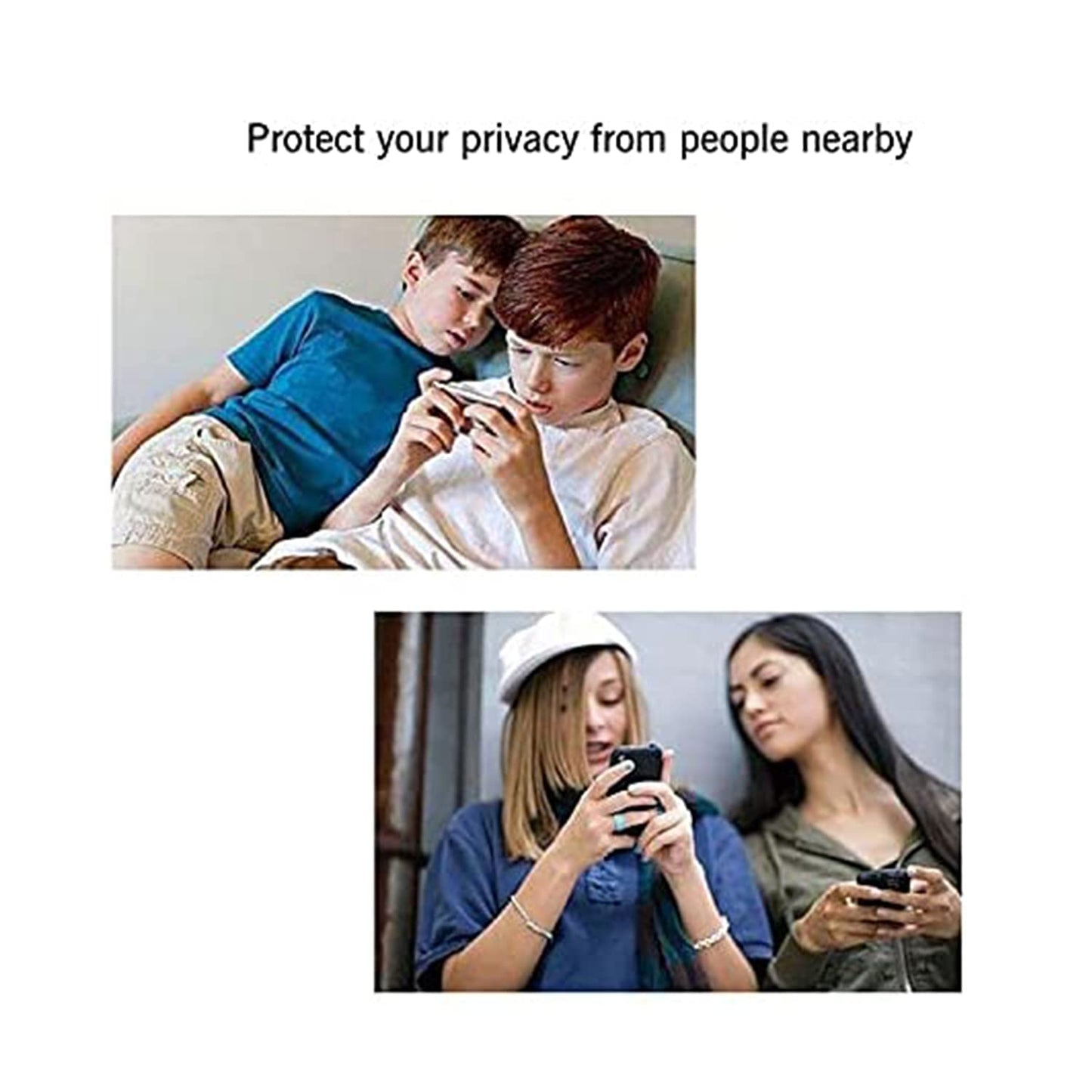 Privacy Screen Protector for iPhone 16e / iPhone 14 / iPhone 13 / iPhone 13 Pro [6.1 Inch] 2 Pack Anti Spy Private Tempered Glass Anti-Scratch Case Friendly [Not for iPhone 16 6.1 Inch]