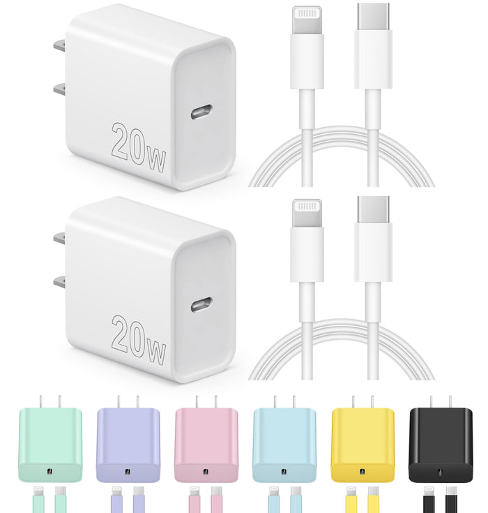 iPhone Charger Fast Charging USB C Charger Block Type C Charger iPad Charger with 6FT C Chargers Cord Compatible with iPhone14/14 Pro Max/13/13Pro/12/12 Pro/11,iPad