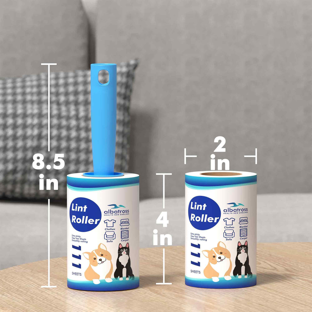 Lint Rollers for Pet Hair Extra Sticky, 888 Sheets Mega Value Set Lint Rollers for Pet Hair Removal, Dog and Cat Lint Remover for Clothes, Furniture, Carpet