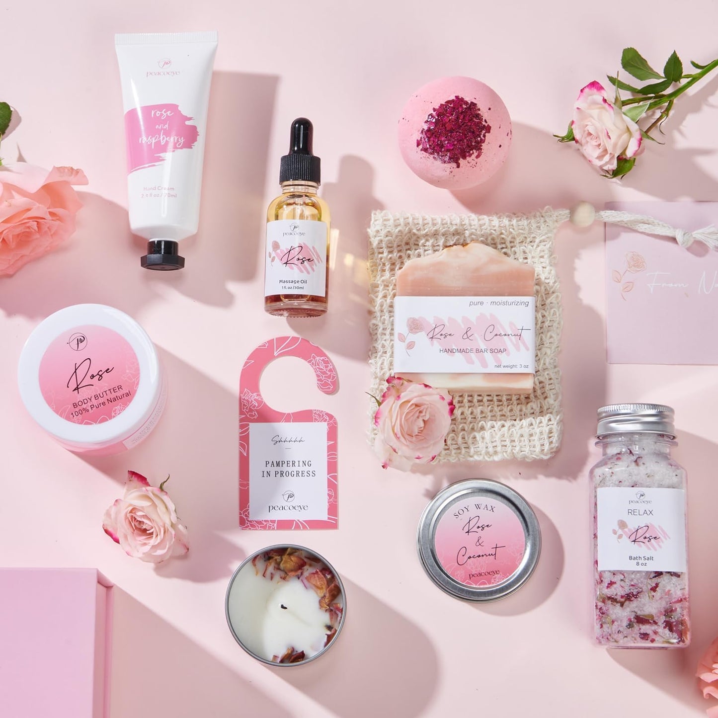 Spa Gifts for Women Mothers Day Gifts Bath Gift Baskets Relaxing Spa Self Care Gift for Mom Her Sister Wife Auntie Home Bath Care Package Thank You Gift Birthday Gifts for Women Friendship