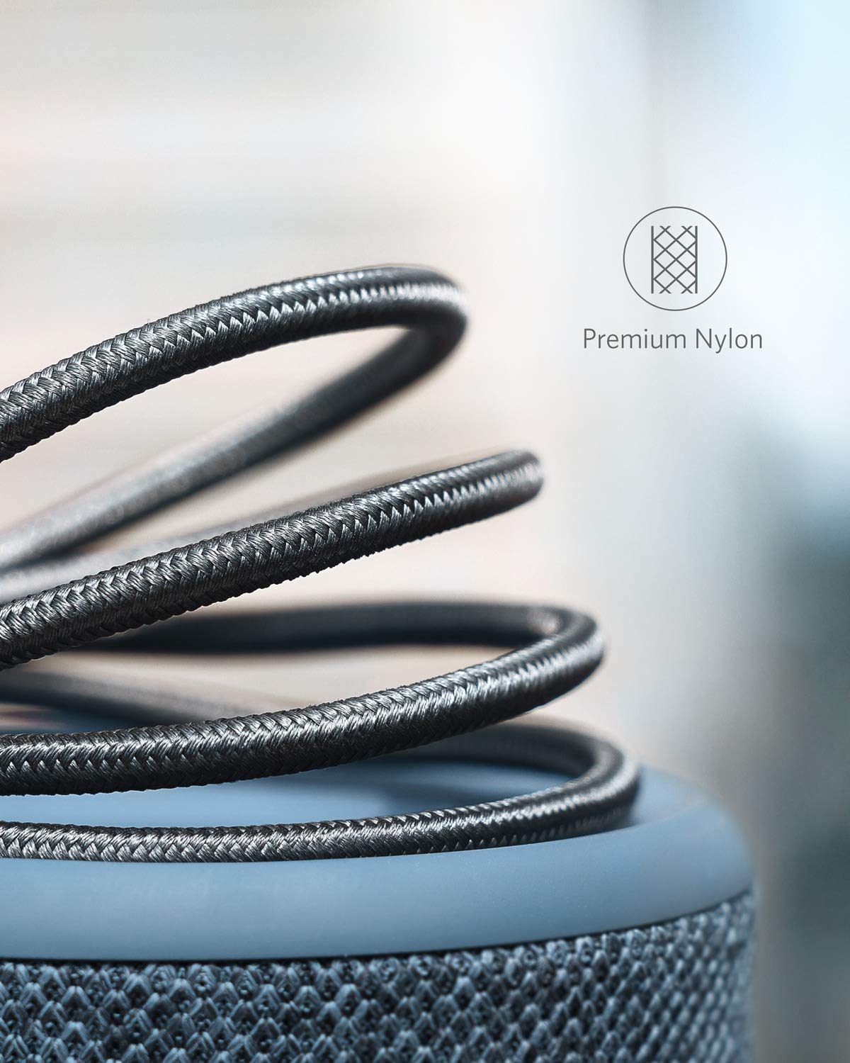 Anker Cable [2 Pack, 6FT], USB A to USB C Cable for Samsung Galaxy S10 S10+, LG V30, Beats Fit Pro, Apple Car Play and Android Auto (Black)