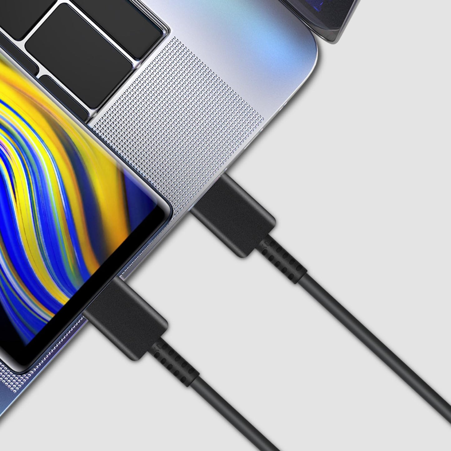 Type C Charger, 2-Pack 25W Type C Super Fast Charging Block with 6ft USB C Charger Cable Compatible with Galaxy S23 Ultra/S23+/S22/S21/S20/Phone 16/16 Plus/16 Pro Max/15/15 Pro Max/15 Plus-Black