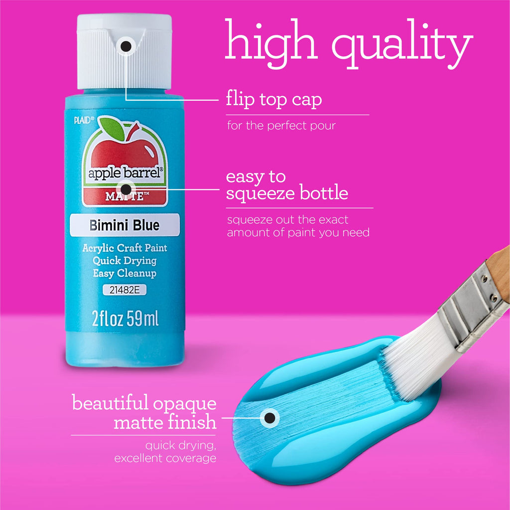 Apple Barrel Acrylic Paint in Assorted Colors (2 Ounce), 20521E Nutmeg Brown