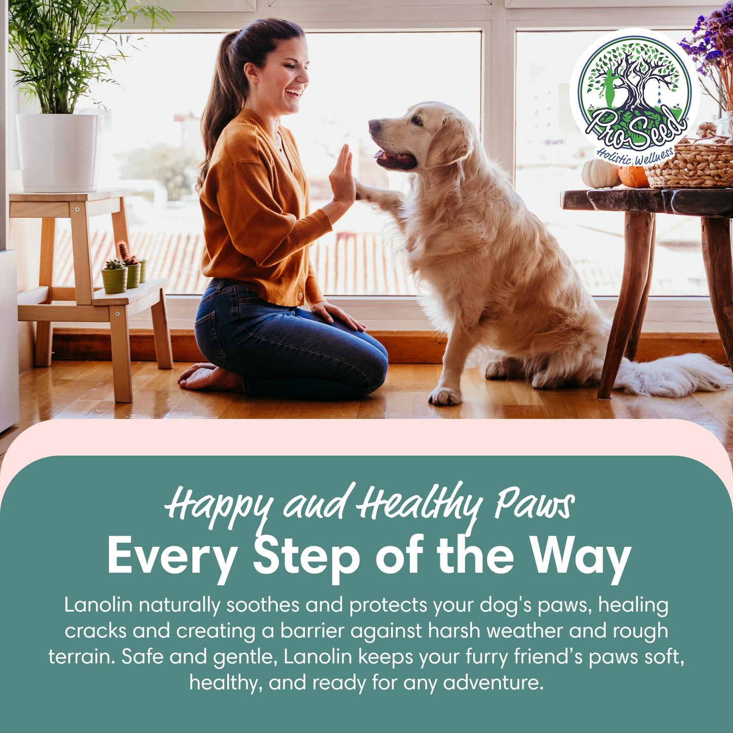 100% Pure Lanolin Cream - Handmade, Unrefined Balm for Dry & Itchy Skin, Cracked Lips, Breastfeeding, Baby Care, Moisture-Rich, Nursing Essentials & Petroleum-Free, Perfect for Hands, Face & Paw Care