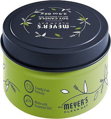 Mrs. Meyer's Lemon Verbena Scented Tin Candle 12 Hour Burn Time Soy Wax - 2.9 oz - Better Savings Group