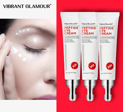Vibrant Glamour - Peptide Eye Cream Collagen Anti-Wrinkle Anti-Aging - 3 PACK - Better Savings Group
