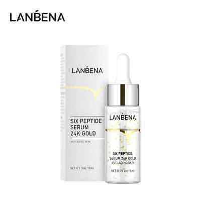 LANBENA | Six Peptide 24k Gold Serum Anti-Aging Wrinkle Lift Firming - 2 PACK - Better Savings Group