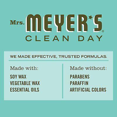 Mrs. Meyer's Basil Scented Soy Tin Candle 12 Hour Burn Time Soy Wax - 2.9 oz - Better Savings Group