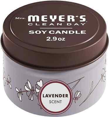 Mrs. Meyer's Lavender Scented Tin Candle 12 Hour Burn Time Soy Wax - 2.9 oz - Better Savings Group