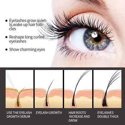 QIBEST Lash Serum - Eyelash Growth Enhancer Serum for Curl Longer Fuller Thicker Eyelashes - Better Savings Group