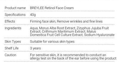 Breylee Retinol Face Cream Anti-Aging for Wrinkles Firming Lifting - Better Savings Group