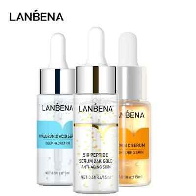 LANBENA | Vitamin C + Six Peptides + Hyaluronic Acid Serum Trio Set - Better Savings Group