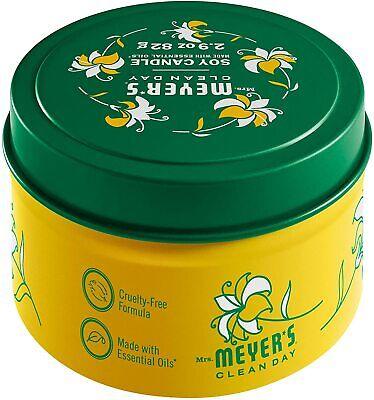 Mrs. Meyer's Honeysuckle Scented Tin Candle 12 Hour Burn Time Soy Wax - 2.9 oz - Better Savings Group