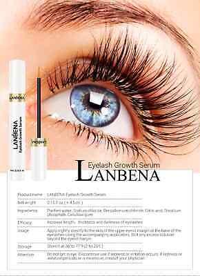 LANBENA | Eyelash Growth Enhancer Serum for Curl Longer Fuller Thicker Eyelashes - Better Savings Group