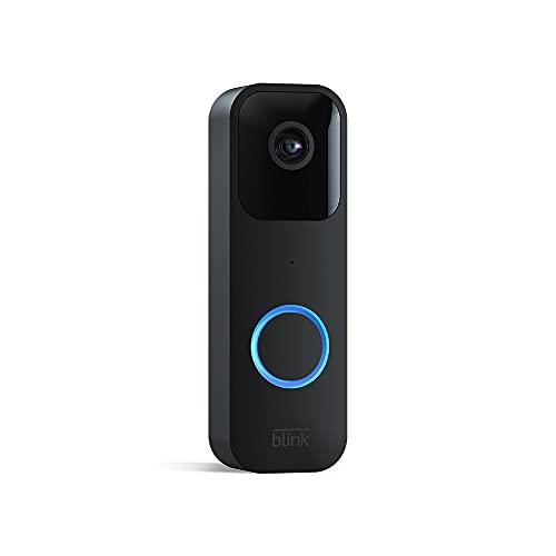 Blink Video Doorbell | Two-way audio, HD video, motion and chime app alerts and Alexa enabled — wired or wire-free (Black) - GEAR4EVER