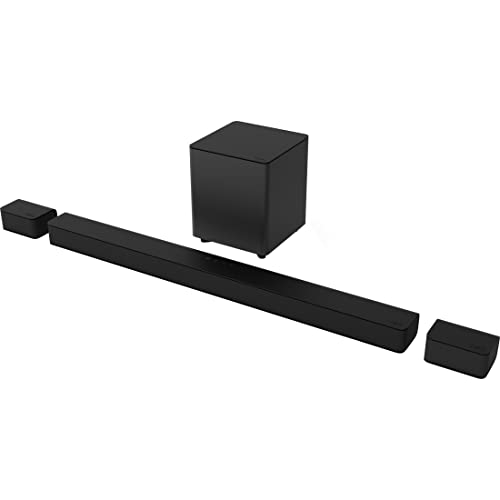 VIZIO V-Series 5.1 Home Theater Sound Bar with Dolby Audio, Bluetooth, Wireless Subwoofer, Voice Assistant Compatible, Includes Remote Control - V51x-J6