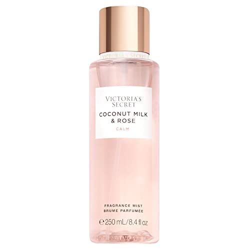 Victoria's Secret Body Mist for Women, Perfume with Notes of Coconut Milk and Rose Body Spray, Feel Calm Fragrance - 250 ml / 8.4 oz