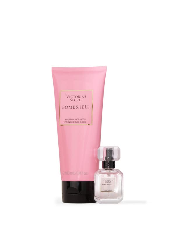 Victoria's Secret Bombshell Mini Fragrance Duo Gift Set: Mini Eau de Parfum & Travel Lotion