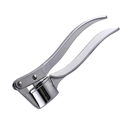 Garlic Press Mincer Ginger Crusher Squeezer Heavy Duty Metal Garlic Presser Chopper Slicer (Classic) - Better Savings Group