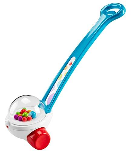 Fisher-Price Corn Popper Baby to Toddler Push Toy with Ball-Popping Action for Ages 1+ Years, 2-Piece Assembly, Blue - Better Savings Group