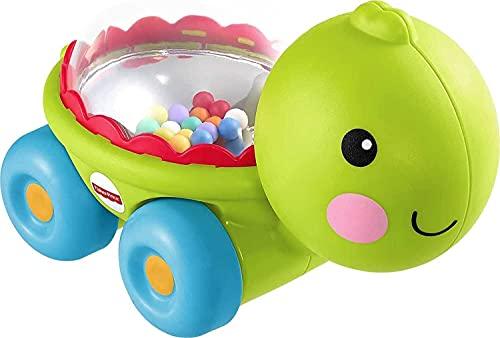 Fisher-Price Baby Crawling Toy Poppity Pop Turtle Push-Along Vehicle With Ball Popping Sounds For Ages 6+ Months - Better Savings Group