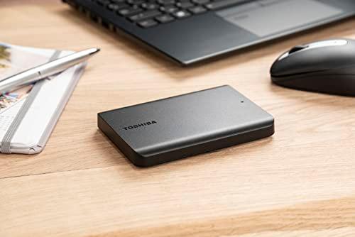 Toshiba Canvio Basics 2TB Portable External Hard Drive USB 3.0, Black - HDTB520XK3AA - GEAR4EVER