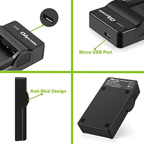 OAproda 2 Pack EN-EL19 Battery and Rapid USB Charger for Nikon Coolpix S32, S33, S100, S2800, S3100, S3200, S3300, S3500, S3600, S3700, S4100, S4200, S4300, S5200, S5300, S6500, S6800, S7000 Camera… - GEAR4EVER