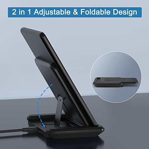 VIOK Wireless Charger Compatible with Kindle Paperwhite Signature Edition Only, Foldable Wireless Charging Station Dock for Wireless KindIe (Not for Other KindIes)