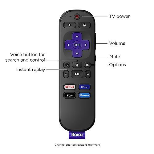 Roku Streaming Stick 4K | Portable Roku Streaming Device 4K/HDR/Dolby Vision, Roku Voice Remote, Free & Live TV - GEAR4EVER