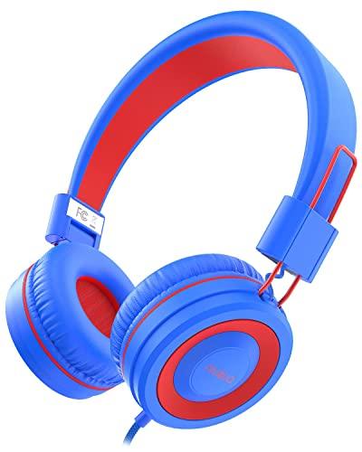 NIVAVA Kids Headphones, K8 Wired Headphones for Kids with Adjustable Headband, 3.5 MM Jack for School, Foldable On-Ear Headset for Amazon Kindle, Fire Boys Girls Children, Tablet Cellphones Airplane - GEAR4EVER