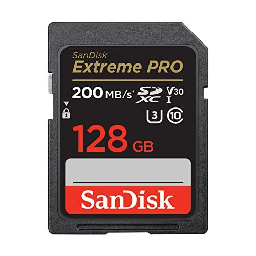 SanDisk 128GB Extreme PRO SDXC UHS-I Memory Card - C10, U3, V30, 4K UHD, SD Card - SDSDXXD-128G-GN4IN - GEAR4EVER