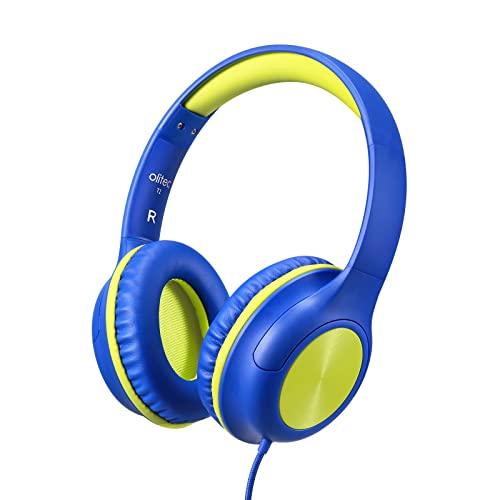 Olitec Kids Headphones - Over-Ear Headphones for Kids, and Teen, Ideal Headphones for Kids for School and Long-Ride Travel, Lightweight Headset with Aux 3.5mm Jack Connection - GEAR4EVER