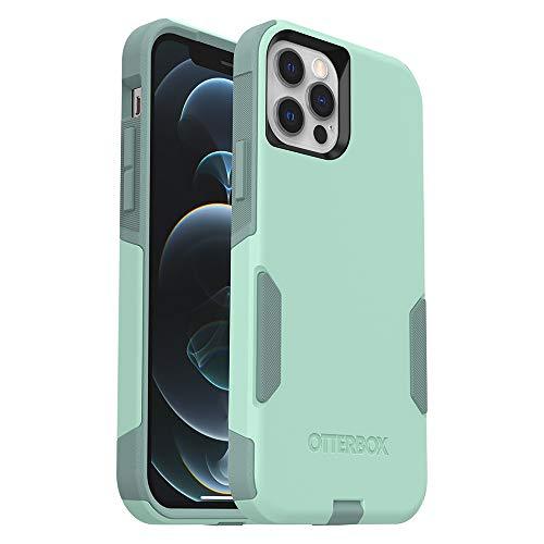 OtterBox iPhone 12 & iPhone 12 Pro Commuter Series Case - OCEAN WAY (AQUA SAIL/AQUIFER), slim & tough, pocket-friendly, with port protection - GEAR4EVER