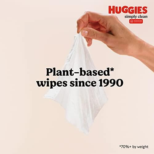 Huggies Simply Clean Fragrance-Free Baby Wipes, 64 Count (Pack of 11) (704 Wipes Total) - Better Savings Group