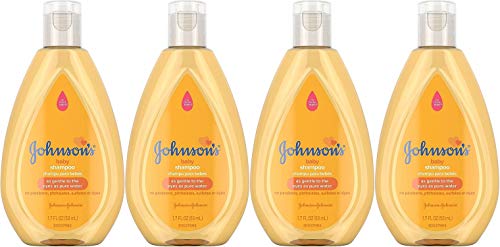 Johnson's Baby Shampoo, Travel Size, 1.7 Ounce (Pack of 4)