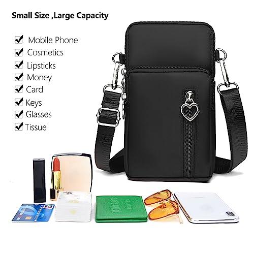 Universal Crossbody Wallet Phone Bag for Women Mini Shoulder Arm Bag Cell Phone Purse Compatible for iPhone/Samsung Galaxy - GEAR4EVER